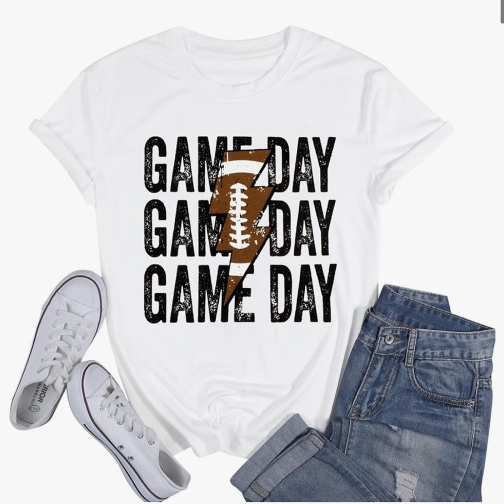 White Game Day T-Shirt
